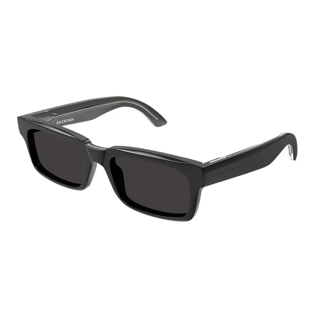 NWT Balenciaga BB0345S Grey Square 55mm Sunglasses